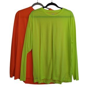 Athletic Works (Set of 2) Men's XL (46-48) DriWorks Long Sleeve Pullover